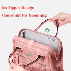 Sunveno Bolsa de pañales de moda, bolso cambiador de pañales, mochila de maternidad, organizador de cochecito, bolsas de bebé para mamá, viaje de bebé