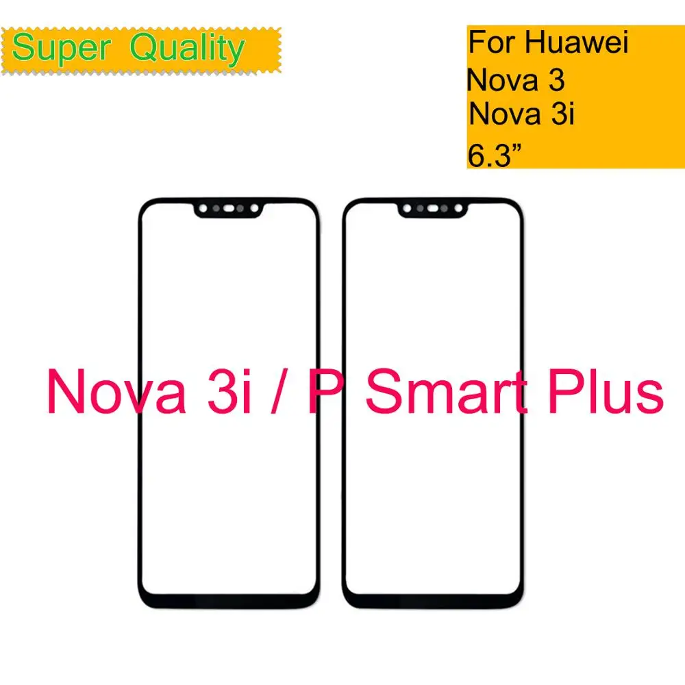 Сенсорный экран для Huawei Nova 3 3i сенсорная панель переднее внешнее стекло объектив