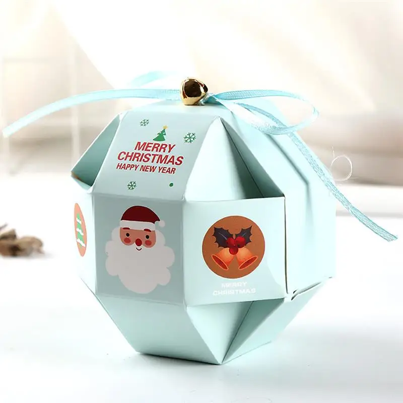 10 шт. рождественские конфеты печенье коробка шоколада DIY Прекрасный колокольчик