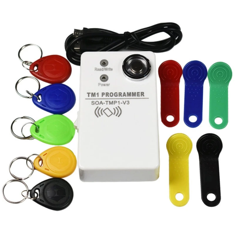 Дубликатор карт ТМ RFID портативный RW1990 TM1990 TM1990B DS1990A I-Button 125Khz EM4305 T5577 EM4100 TM |
