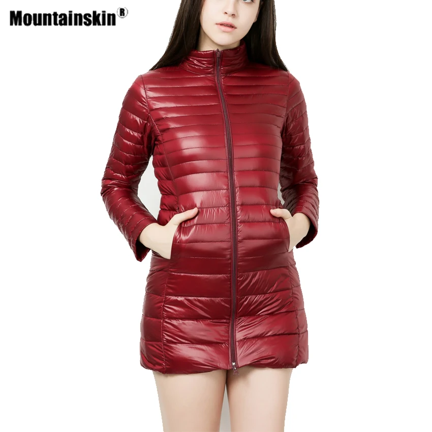 Mountainskin, зимний женский теплый пуховик, 7XL, ветронепроницаемые, для альпинизма, кемпинга, треккинга, много цветов, сверхлегкие пальто VB107