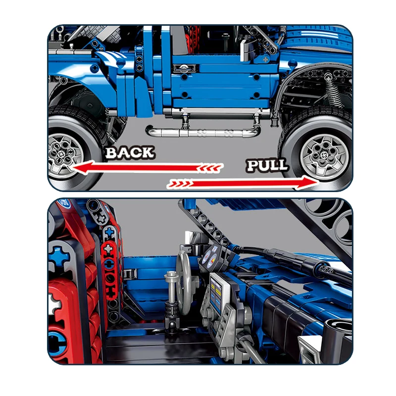 701970 Technic Fit The F-150 Raptor модель машины пикап строительные блоки Набор Классический опытный автомобиль игрушки для Дети Детские подарки