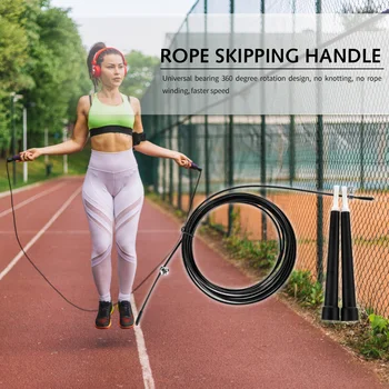 

3m Fast Exercise Of Abdominal Muscles Adjustable Steel Jump Skipping Rope with PVC Handle for Sports Exercise Fitness Equipment