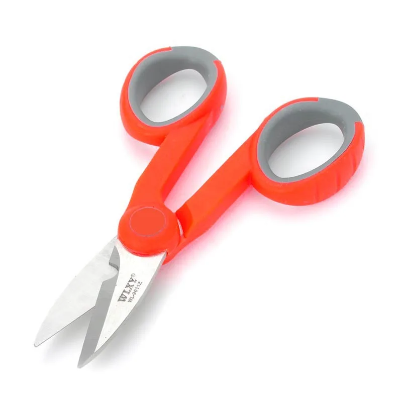 Kevlar Scissors FTTH Optical Fiber Jumper Cable Scissors Wire Cutter Hand Cutting Tool Stainless Steel Kevlar 4