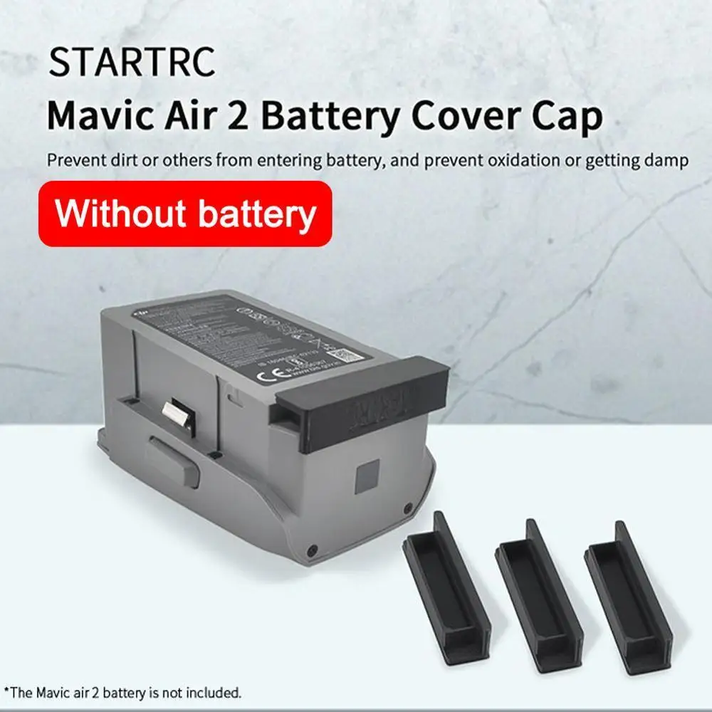Силиконовый пылезащитный чехол для Mavic Air 2 защитный порта зарядки аккумулятора DJI