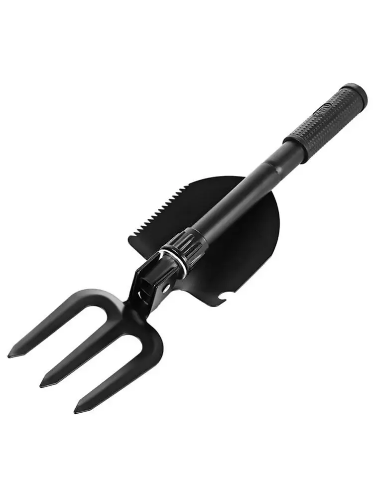 

Camping Tools Small Folding Shovel Multi-purpose Engineer Shovel Harrow Saw Camping Shovel Compass Camping Lifesaving Shovel