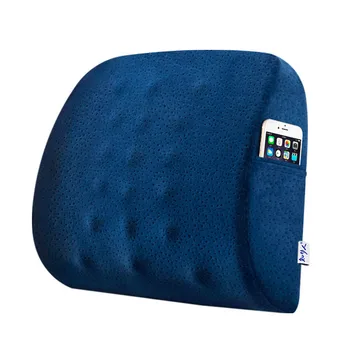 

Office Lumbar Support Seat Pillow Memory Travel Pad Airplane Foam Massage Cushion Back Chair CUshion