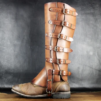 

Steampunk Diy Paper Drawing Long Harness, Horsemanship, Leggings, Shinguards, Manual Leather Plate Drawing, Pattern