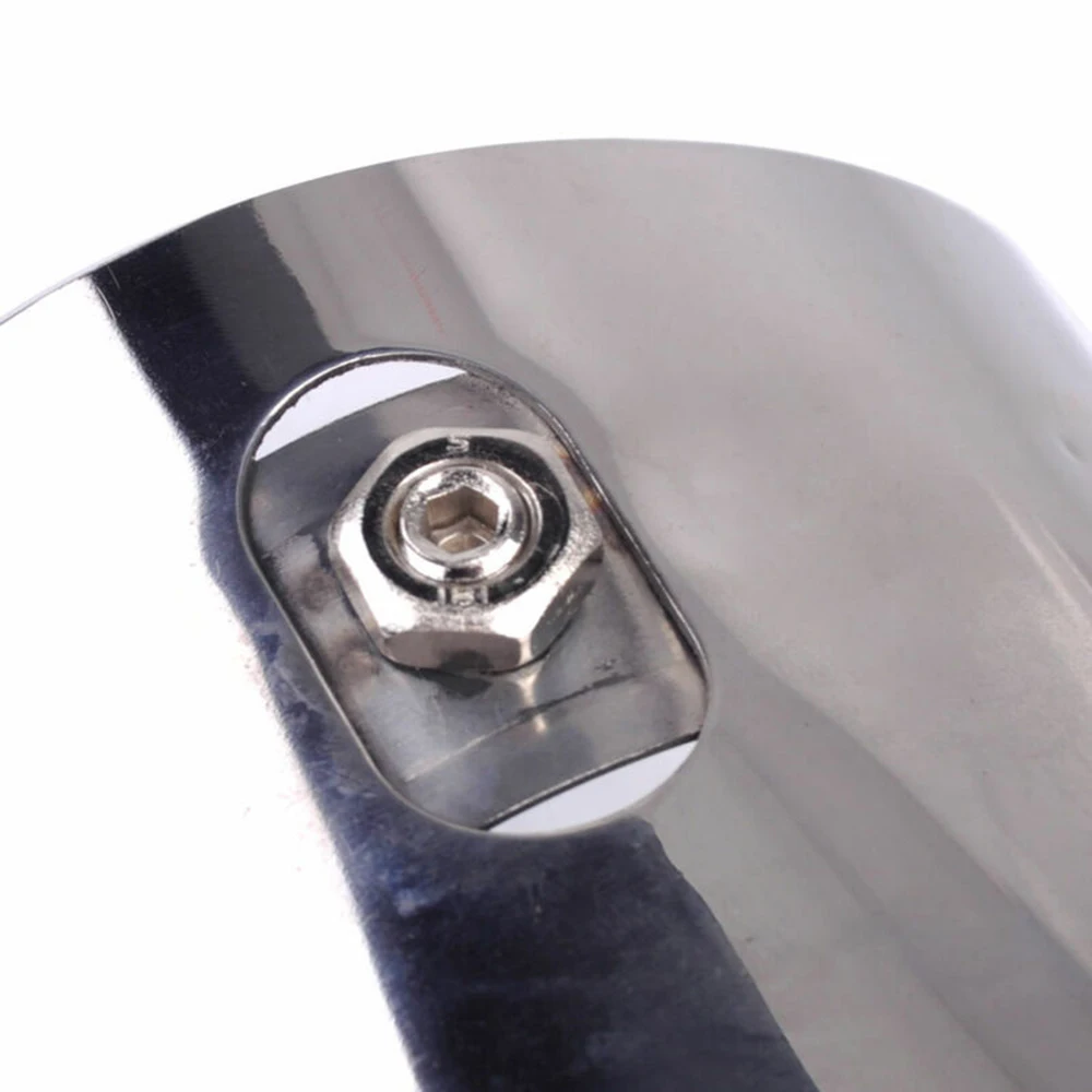 

Car Exhaust Pipe Tail Tip Silver Fit For Honda Accord 2008-2013 100mm Length