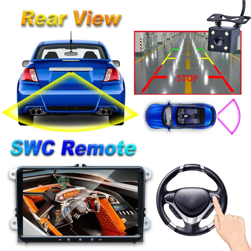  9 Inch Auto Radio GPS Navigation Universal Docking Station Einstellbare Smartphone Bluetooth GPS Na