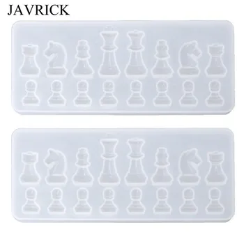 

Resin Casting Molds Set by Garloy,2Pcs 3D Chess Clear Silicone Mold for Making