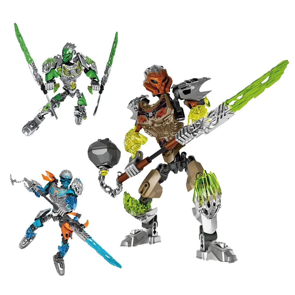 BionicleMask светильник Bionicle Pohatu Stone Land Guardian строительный блок совместим с Lepining Brick Toys |
