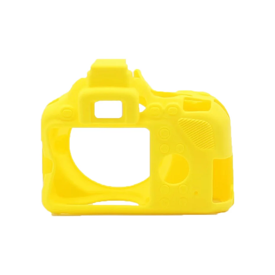 D3500 Yellow FOTOFLY D3500 сумка для камеры Мягкий силиконовый чехол батарейный отсек камеры Защитные чехлы для Nikon D3500 защитные аксессуары - Цвет: D3500 Yellow