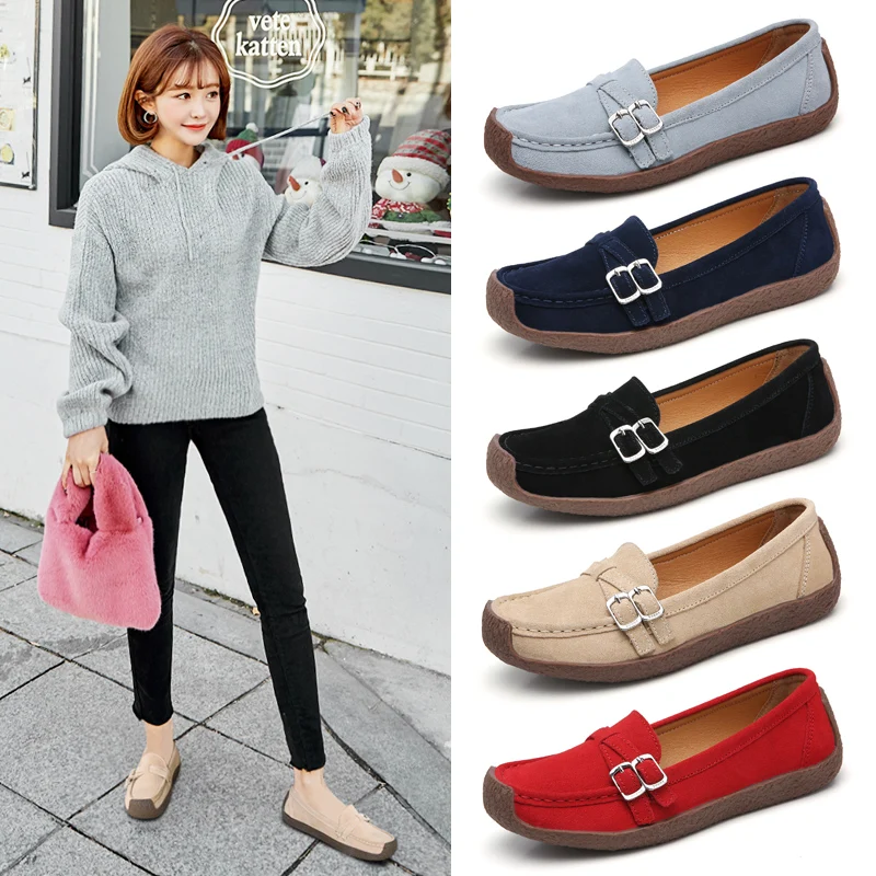 Новинка 2019 года Весенняя повседневная женская обувь на плоской подошве из