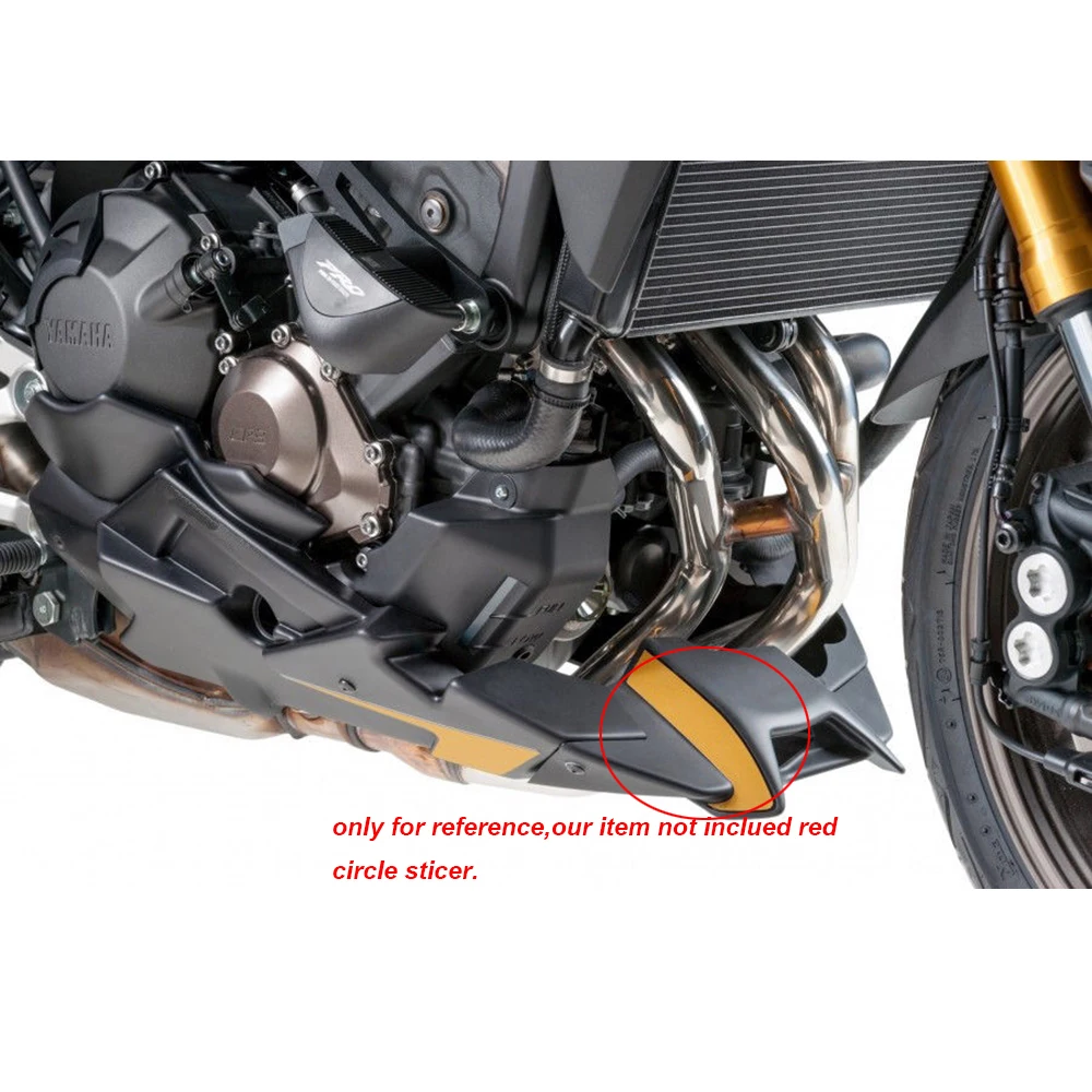 ABS Bellypan двигателя обтекатель спойлера с Монтажный комплект для Yamaha FZ-07 MT-07 FZ07 MT07 MT FZ 07