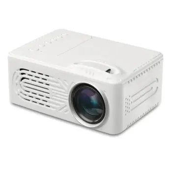 

814 Mini Micro Portable Home Entertainment Projector Supports 1080P Hd Mobile Phone Connection Projector white color