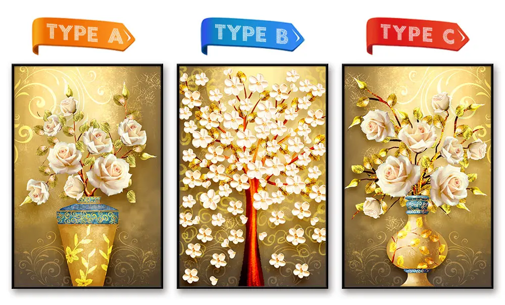 NCKF264-富贵花开ABC款