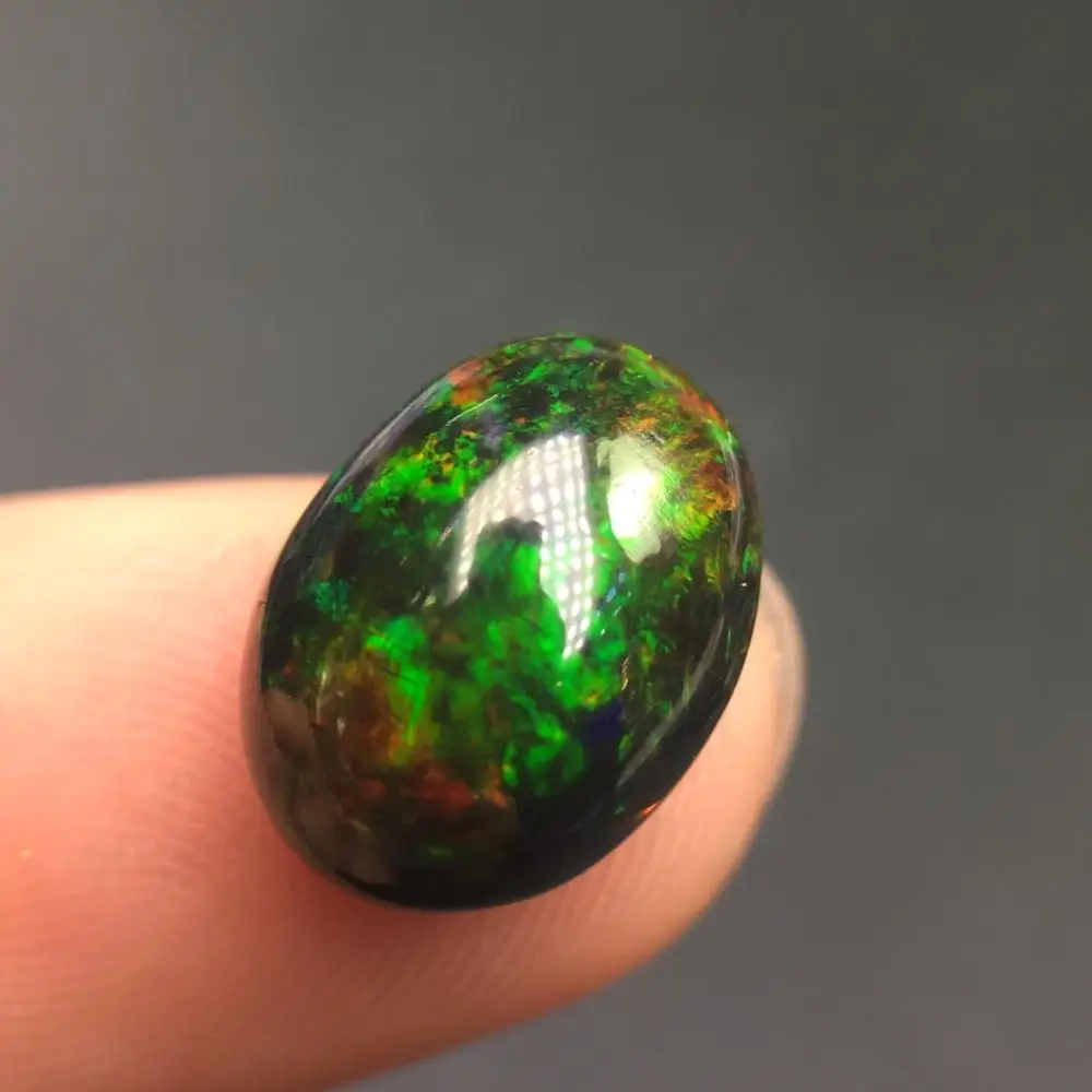 

831 Natural Black Opal 3.62ct Black Precious Opal Gemstones Loose Stones for Jewelry Making for Necklace Making