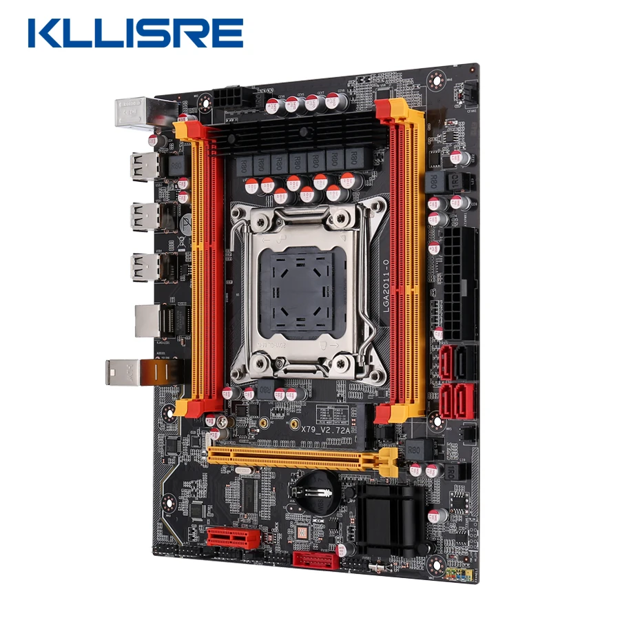 Материнская плата Kllisre X79 с поддержкой LGA 2011 SATA3 PCI E NVME M.2 SSD|Материнские платы| |