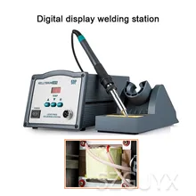 Коммерческая постоянная температура высокая частота мобильный телефон ремонт цифровая паяльная станция Электрический паяльник