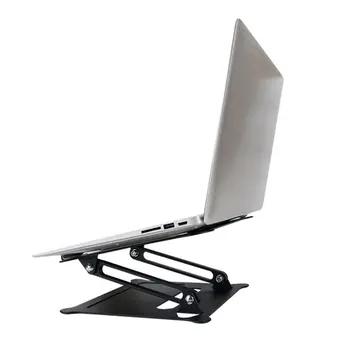 

Non Slip Office Adjustable Height Cooling Laptop Stand Lightweight Aluminum Alloy Universal Portable Foldable Desktop Holder