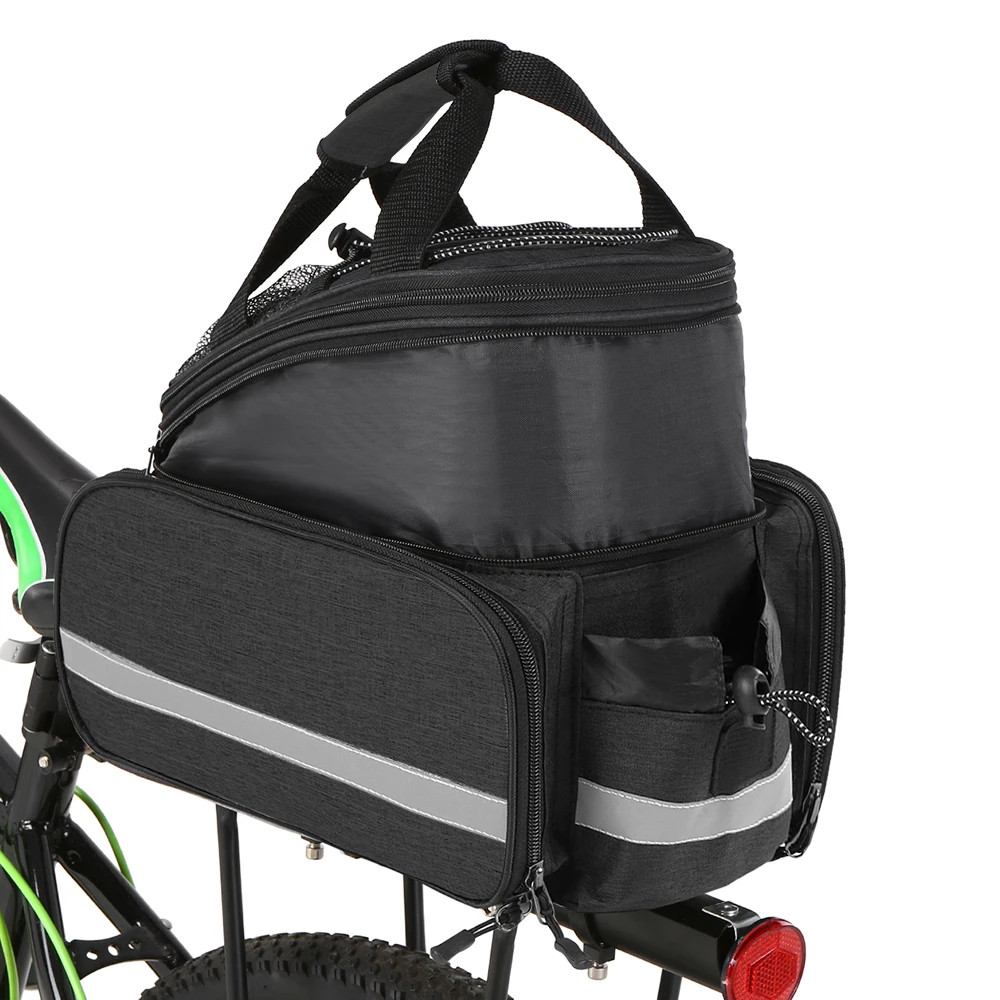 Bike Waterproof Seat Pannier Pack Dog Carrier Bag Luggage Outdoor 25L Bicycle Pannier Bag Rear Rack Trunk Bag With Rain Cover