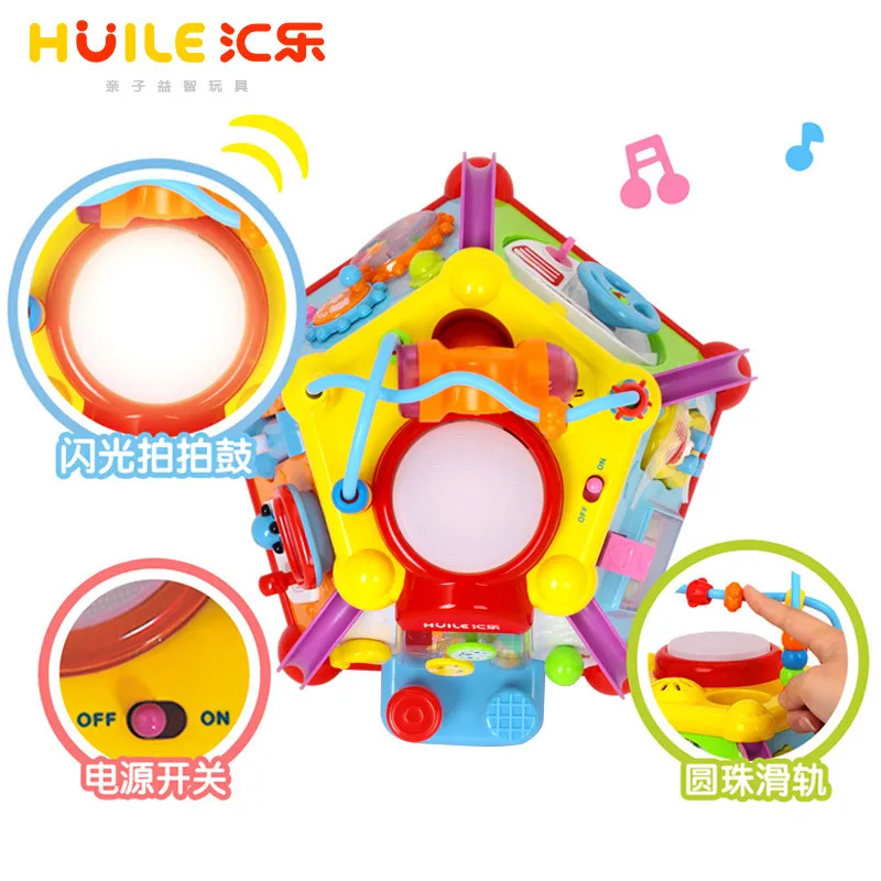 

Huile toys 806 Happy Little World CHILDREN'S Study Desk Multi-functional Educational Game Table Infant Baby 1-3 Years Old