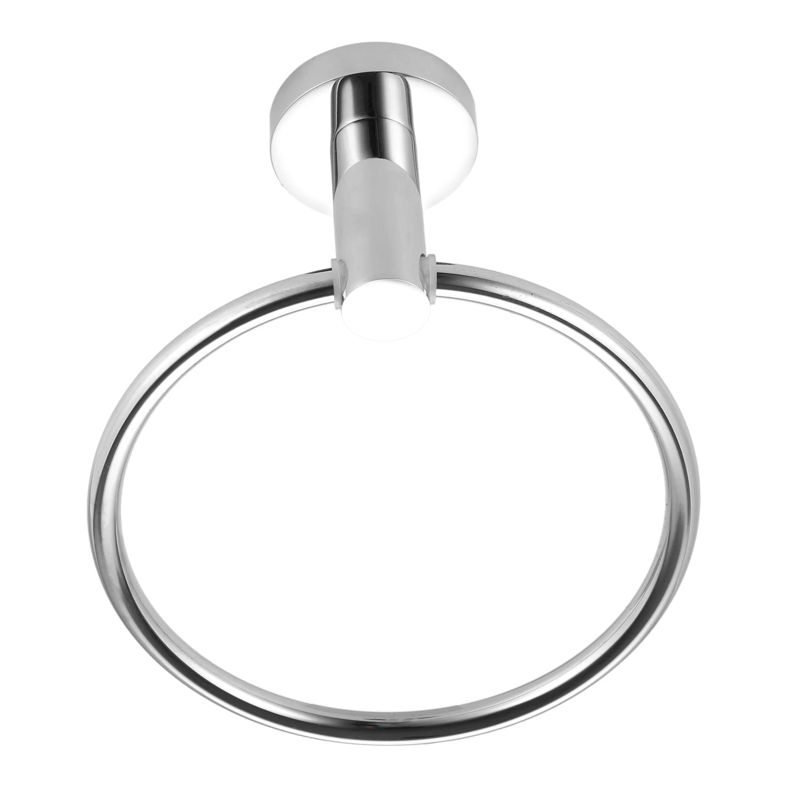 

1x Stainless Steel Towel Ring Holder Anticorrosive Hanger Chrome Wall Mounted Bathroom Home Hotel