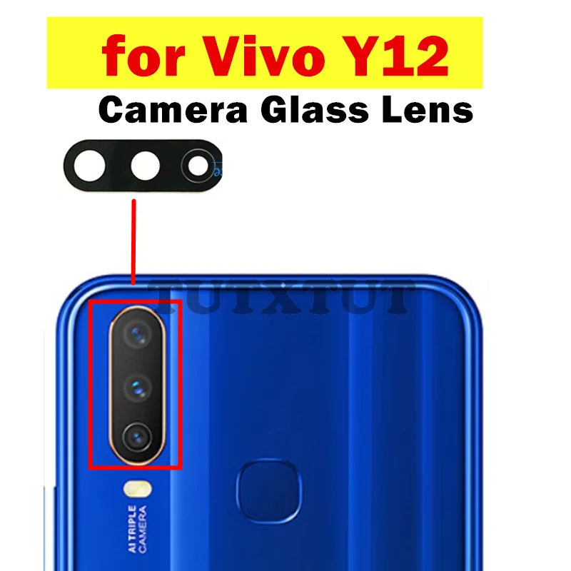 2PCSforVivoY12BackCameraGlassLensMainRearCameraLenswith