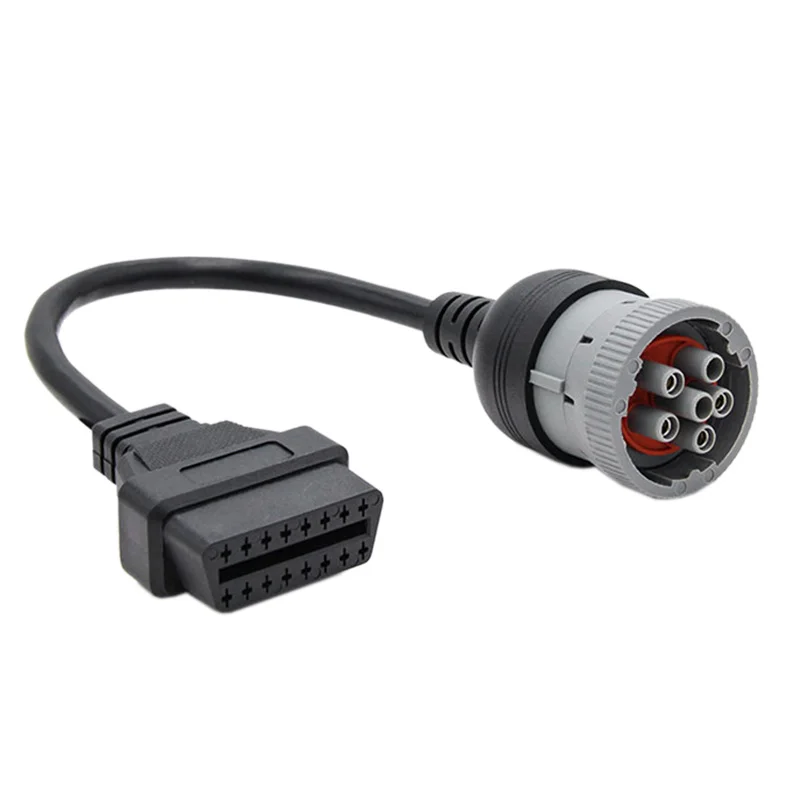 Кабель для тележки адаптер кабель для J1708 6Pin к OBD2 16Pin женский автомобильный разъем