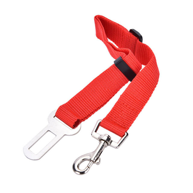 Adjustable Pet Cat Dog Car Safety Belt Collars Pet Restraint Lead Leash Travel Clip Car Safety Harness For Most Vehicle