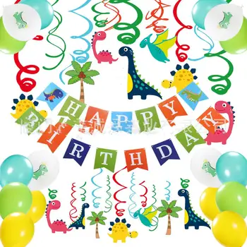 

Baby Party Decorations Set Color Dinosaurs Theme Newborn Baby Birthday Party Kids Boys Party Decorations