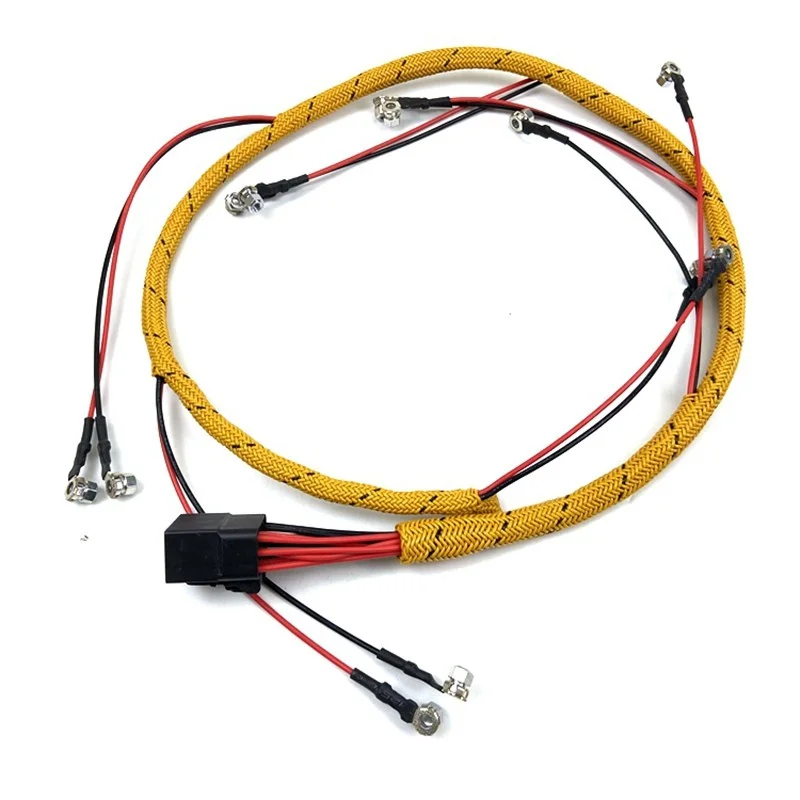 掘削機ハーネス E320D 燃料インジェクターライン C6.4 エンジン