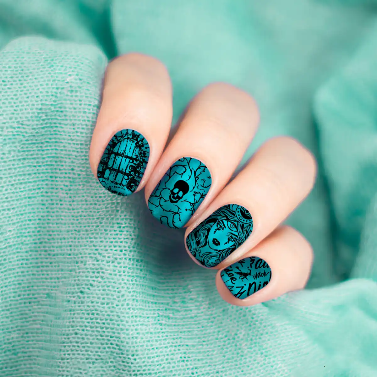 Beautybigbang 6 12cm Halloween Nail Art Stamping Plate Ghost Spider Pattern Manicure Image Template Festival Nails Stencil Aliexpress