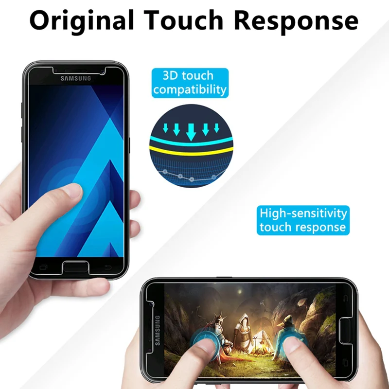 phone screen cover HD Siêu Rõ Có Kính Cường Lực Dành Cho Samsung Galaxy Samsung Galaxy S6 S7 Bảo Vệ Màn Hình Trong Cho Samsung S5 Mini S4 S3 S2 Cường Lực kính Cường Lực Phim phone screen guard