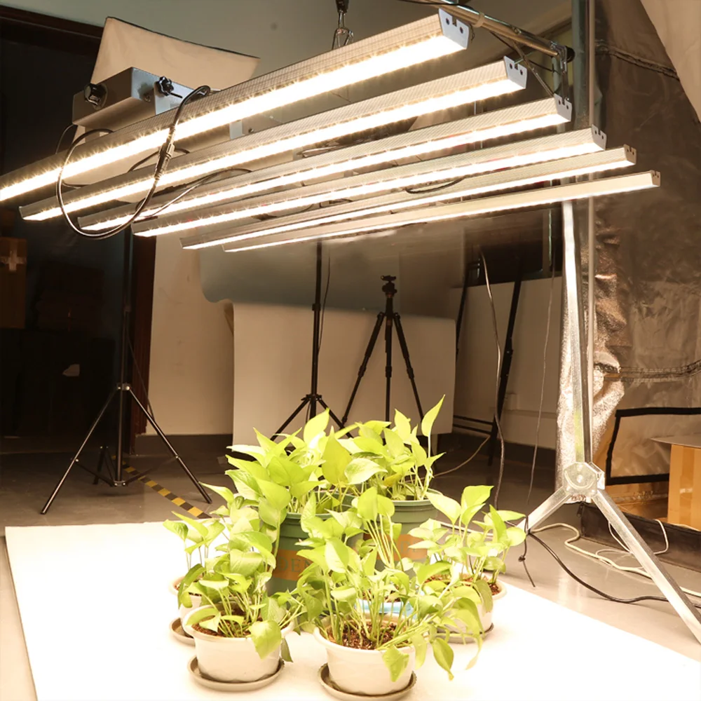 Светодиодный Grow светильник 4/6/8 бар Quantum доска samsung LM301B полный спектр 3500K лампа для выращивания растений для комнатные растения парниковые палатка