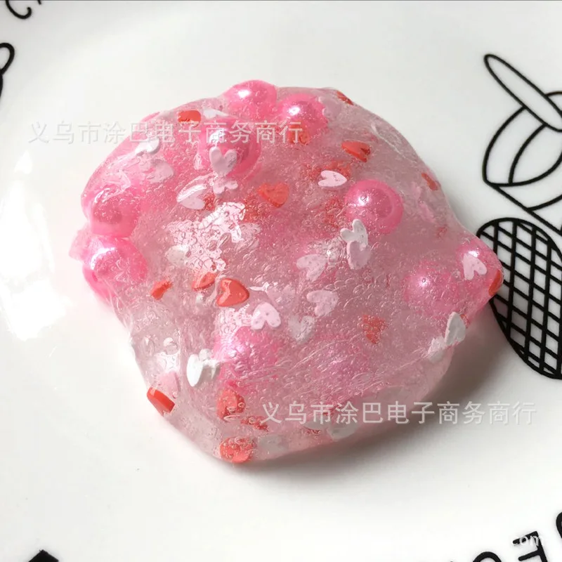Жемчуг Любовь слизь Кристалл Slime точка слизь DIY игрушка высокого давления завод прямые продажи продукта слизь