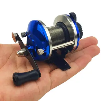 

Fishing Reel Mini Metal Bait Casting Spinning for Boat Ice Fishing Reel Fish Water Wheel Baitcast 100m Roller Reel Fishing Line
