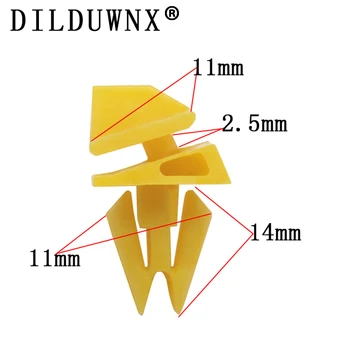 

DILDUWNX Buick Auto Repair Parts Car Fastener Clip Yellow Plastic YT-979 Door Panel Lining Board