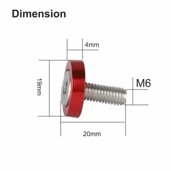 

Replacement Washer bolt 20x CNC Aluminum Dress Up Kit Accessories Parts