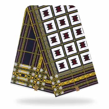 

nigerian real african print fabric 6 yards of African fabric African wax prints fabric for dress