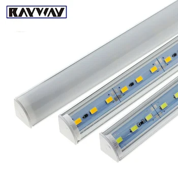 

Wall corner Kitchen Light DC12V New Right Angle LED Bar Light SMD5730 50cm Rigid LED Strip Light For Under Cabinet