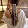 Изображение товара https://ae01.alicdn.com/kf/H755b5115dd3c411fadc3ab0ab7f3f8b7k/FYUAN-Shiny-Full-Rhinestone-Hairpins-for-Women-Long-Tassel-Crystal-Hair-Accessories-Wedding-Bride-Jewelry.jpg