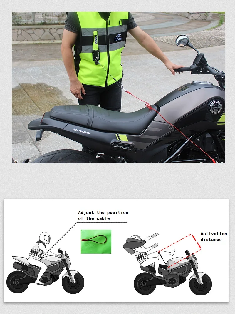 Airbag Vest Motorcycle Air-bag Vest Moto Racing Professional Advanced Air Bag system motocross protective airbag Airbag jacket