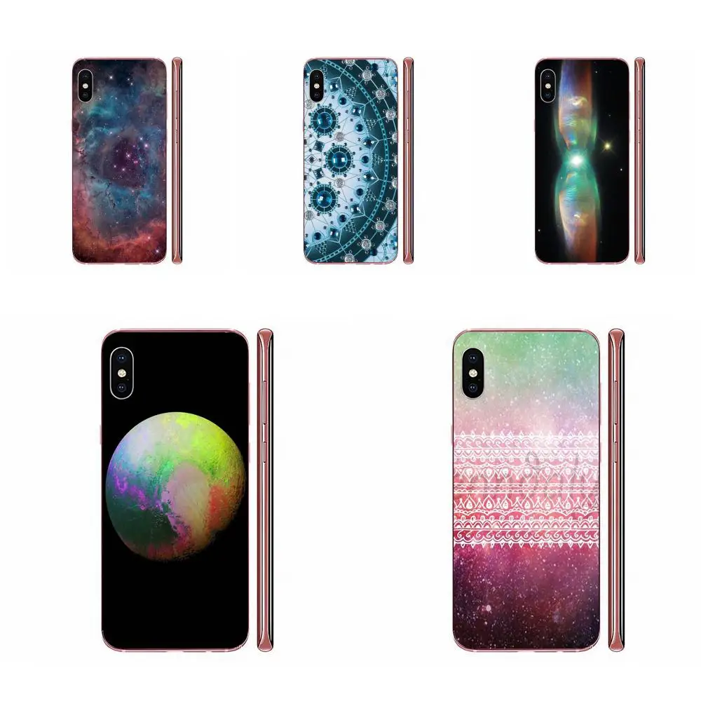 Мягкий чехол из ТПУ с изображением мятной туманности и мандалы для Samsung Galaxy A10 A20
