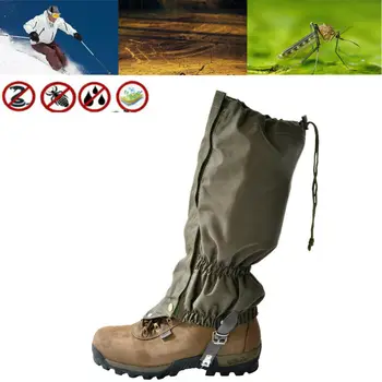 

Outdoor Hiking Hunting Snow Sand Snake Waterproof Boots Cover Legging Gaiters Waterproof Leg Gaiters Skiing Desert Shoes Covers