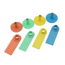 Принадлежности для домашнего скота для животных, без надписи, Ушные бирки для овец, Ушные бирки лазерного типа, медные головные серьги, принадлежности для животных, 25 шт.