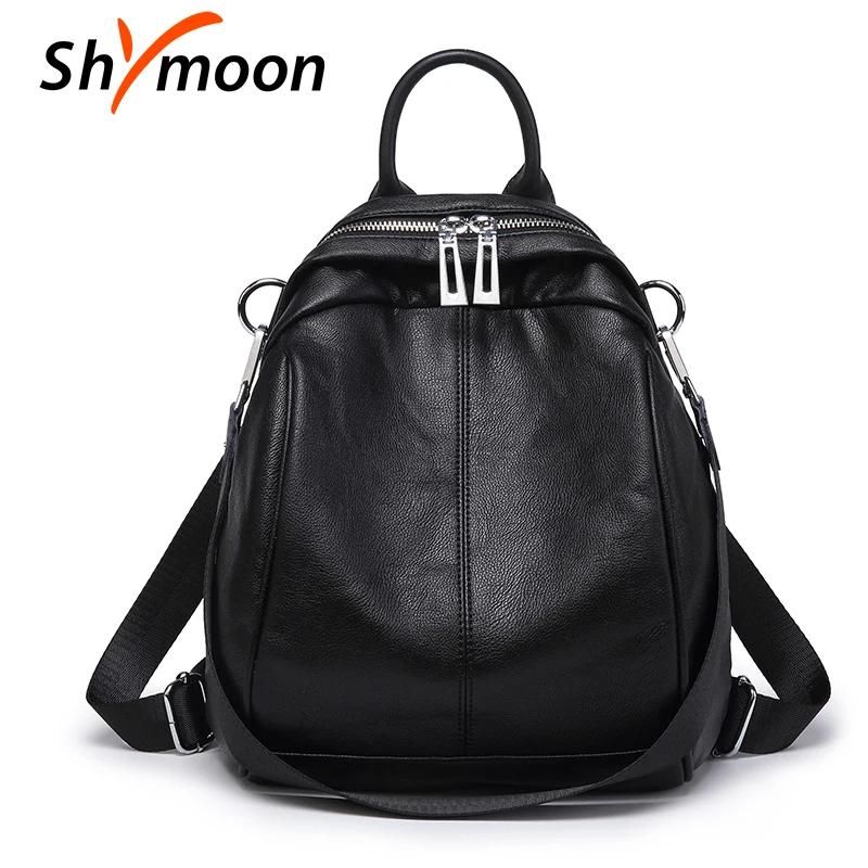 SHYMOON фирменный дизайн женский рюкзак высокого уровня кожаные рюкзаки для