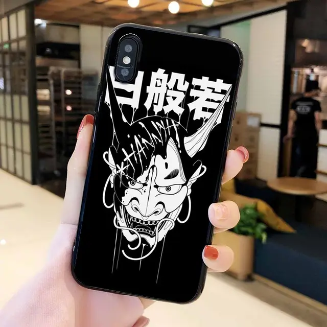 Japanese Samurai Oni Mask Phone Accessories Case For Iphone 11 Pro Xs Max Xs Xr 8 7 6 Plus 5 5s Se12 Mini 12pro Max Phone Case Covers Aliexpress