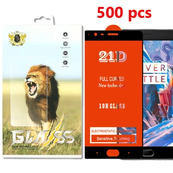 

500pcs 21D Tempered Glass Full For VIVO Y7s Y11 Y17 Y90 V17 Pro X27 Z1X Z5X S1 U1 U3 U10 IQ003 Screen Protector With Package